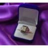 925 Sterling Silver Hessonite Ring Size 6.5