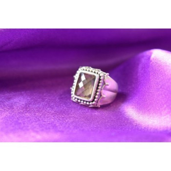 925 Sterling Silver Hessonite Ring Size 6.5