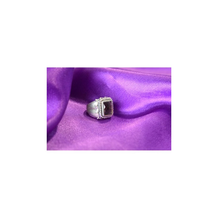 925 Sterling Silver Hessonite Ring Size 6.5