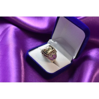 925 Sterling Silver Hessonite Ring Size 6.5