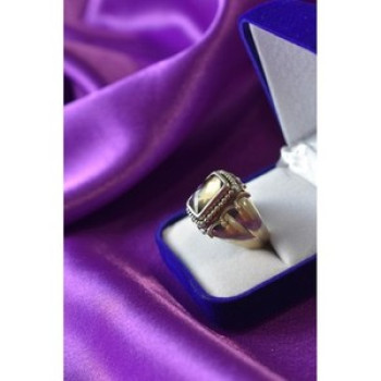 925 Sterling Silver Hessonite Ring Size 6.5