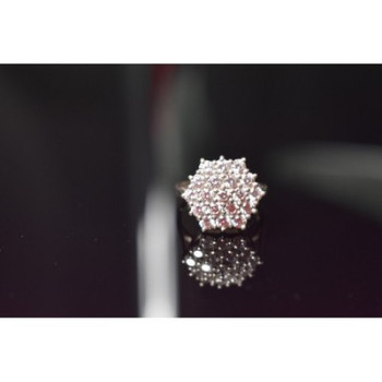 925 Sterling Silver CZ Ring Size 6.5