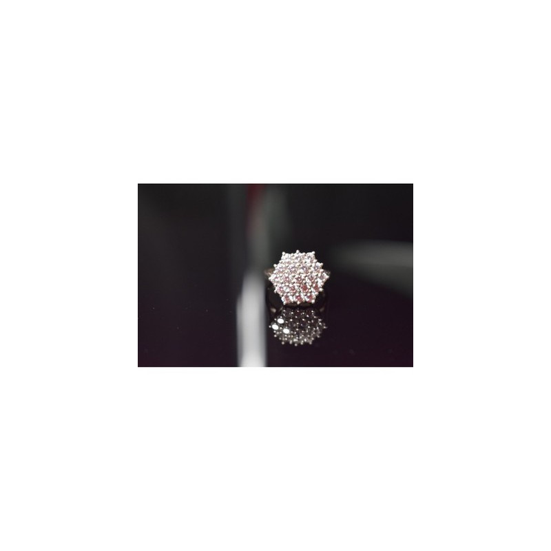 925 Sterling Silver CZ Ring Size 6.5