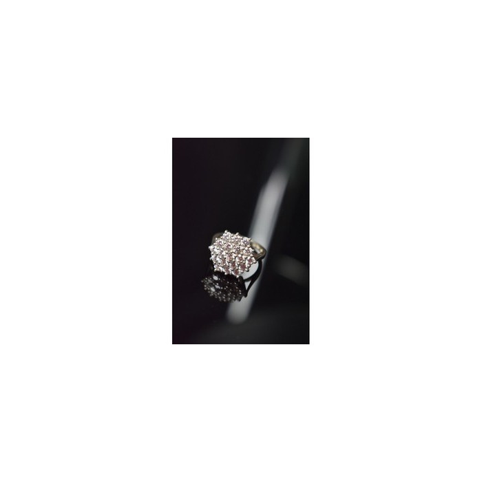 925 Sterling Silver CZ Ring Size 6.5