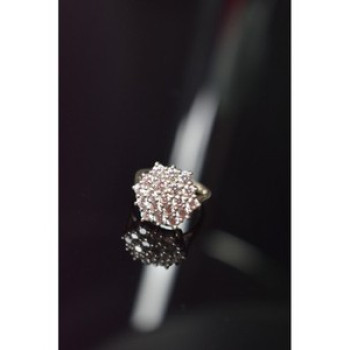 925 Sterling Silver CZ Ring Size 6.5