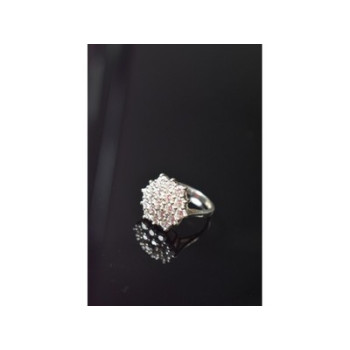 925 Sterling Silver CZ Ring Size 6.5