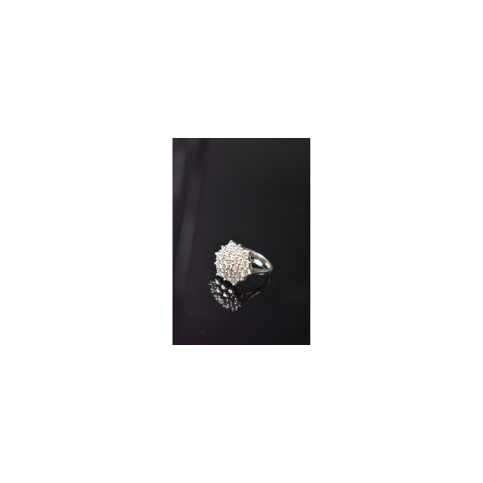 925 Sterling Silver CZ Ring Size 6.5
