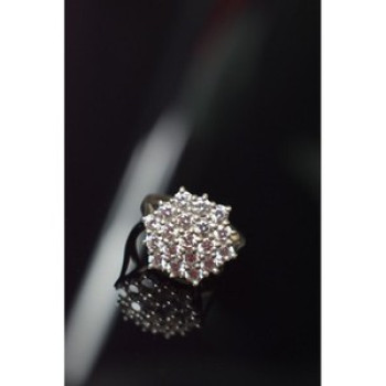 925 Sterling Silver CZ Ring Size 6.5