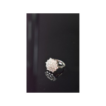 925 Sterling Silver CZ Ring Size 6.5