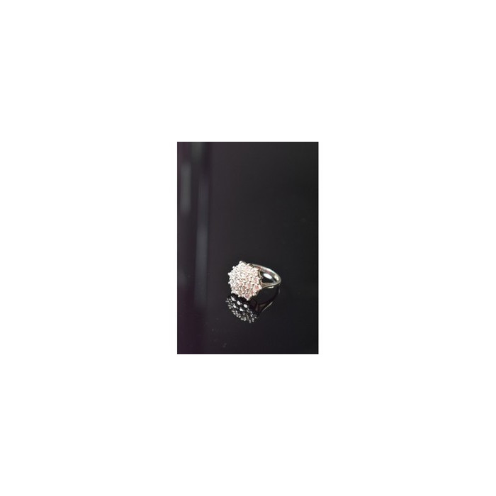 925 Sterling Silver CZ Ring Size 6.5