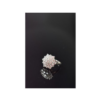 925 Sterling Silver CZ Ring Size 6.5