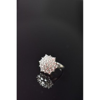 925 Sterling Silver CZ Ring Size 6.5