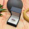 925 Sterling Silver Amethyst Ring Size 7