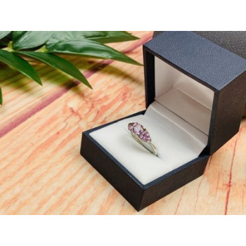 925 Sterling Silver Amethyst Ring Size 7