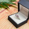 925 Sterling Silver Amethyst Ring Size 7