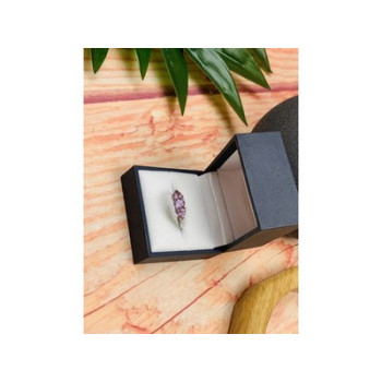 925 Sterling Silver Amethyst Ring Size 7