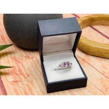 925 Sterling Silver Amethyst Ring Size 7