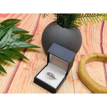 925 Sterling Silver Amethyst Ring Size 7