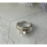 925 Sterling Silver CZ Ring Size 7
