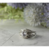 925 Sterling Silver CZ Ring Size 7