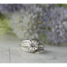 925 Sterling Silver CZ Ring Size 7