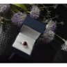 925 Sterling Silver Pink Topaz and CZ Ring Size 6.5