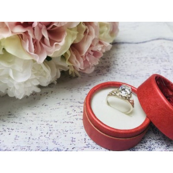 925 Sterling Silver CZ Ring Size 7.5