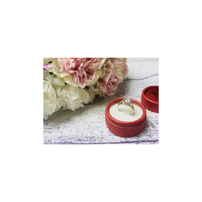 925 Sterling Silver CZ Ring Size 7.5