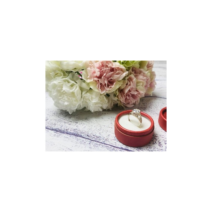 925 Sterling Silver CZ Ring Size 7.5