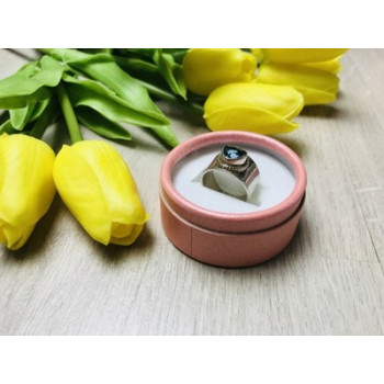 925 Sterling Silver Blue CZ Ring Size 6.5