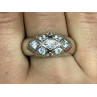 925 Sterling Silver CZ Ring Size 9