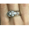 925 Sterling Silver CZ Ring Size 9