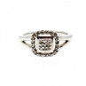 925 Sterling Silver White Sapphires Ring Size 5.5