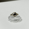 Vintage 925 Sterling Silver Black Onyx Ring Size 5.5