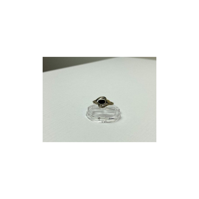 Vintage 925 Sterling Silver Black Onyx Ring Size 5.5