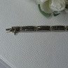 Elegant 925 Sterling Silver Marcasite Bracelet Length 8 Inch