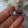 Elegant 925 Sterling Silver Marcasite Bracelet Length 8 Inch
