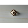 925 Sterling Silver Almandine Ring Size 7