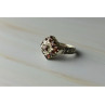 925 Sterling Silver Almandine Ring Size 7