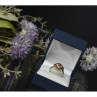 925 Sterling Silver Almandine Ring Size 7