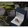 925 Sterling Silver Almandine Ring Size 7