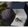 925 Sterling Silver Almandine Ring Size 5