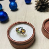925 Sterling Silver Multi Gemstones Ring Size 6.5