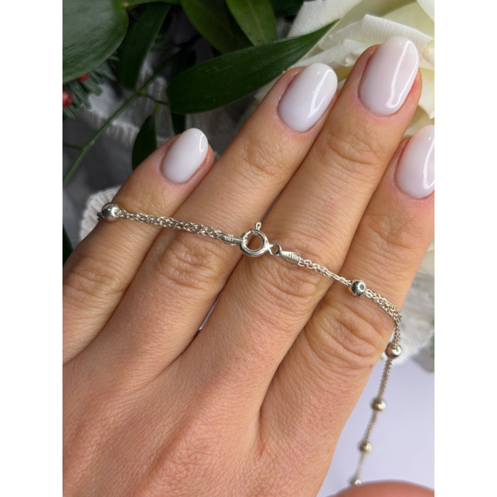 Elegant Italy 925 Sterling Silver Necklace Length 23 inch