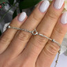 Elegant Italy 925 Sterling Silver Necklace Length 23 Inch