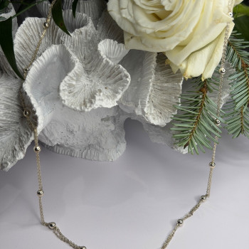 Elegant Italy 925 Sterling Silver Necklace Length 23 Inch