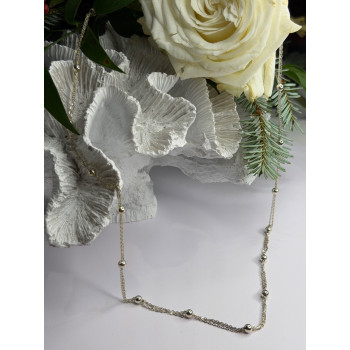 Elegant Italy 925 Sterling Silver Necklace Length 23 inch