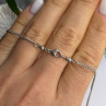 Beautiful Vintage 925 Sterling Silver Abalone Necklace Length 16 in