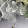 Italy 925 Sterling Silver Opal Necklace Length 16 in