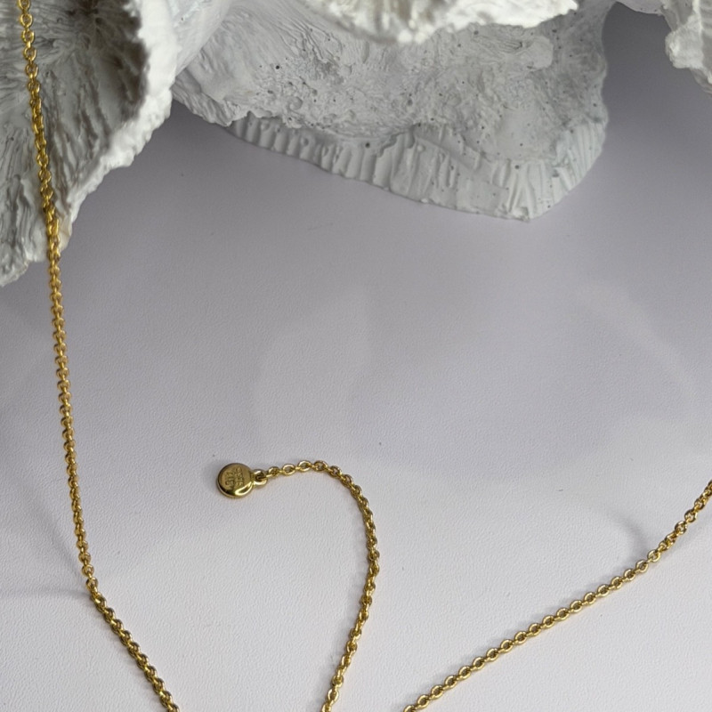 Pandora 925 Sterling Silver Gold Plated Chain